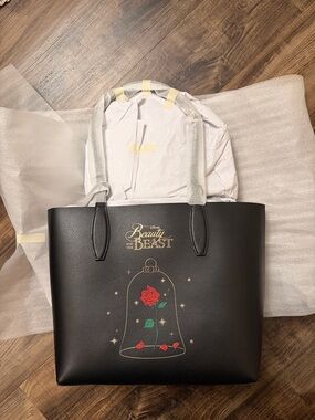 Disney X Kate Spade New York Beauty And The Beast Small Reversible Tote